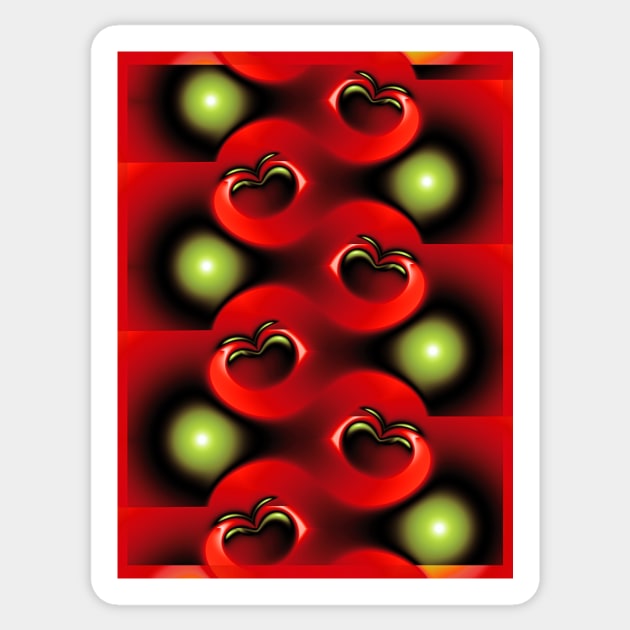 Apples Fractal Sticker by pinkal